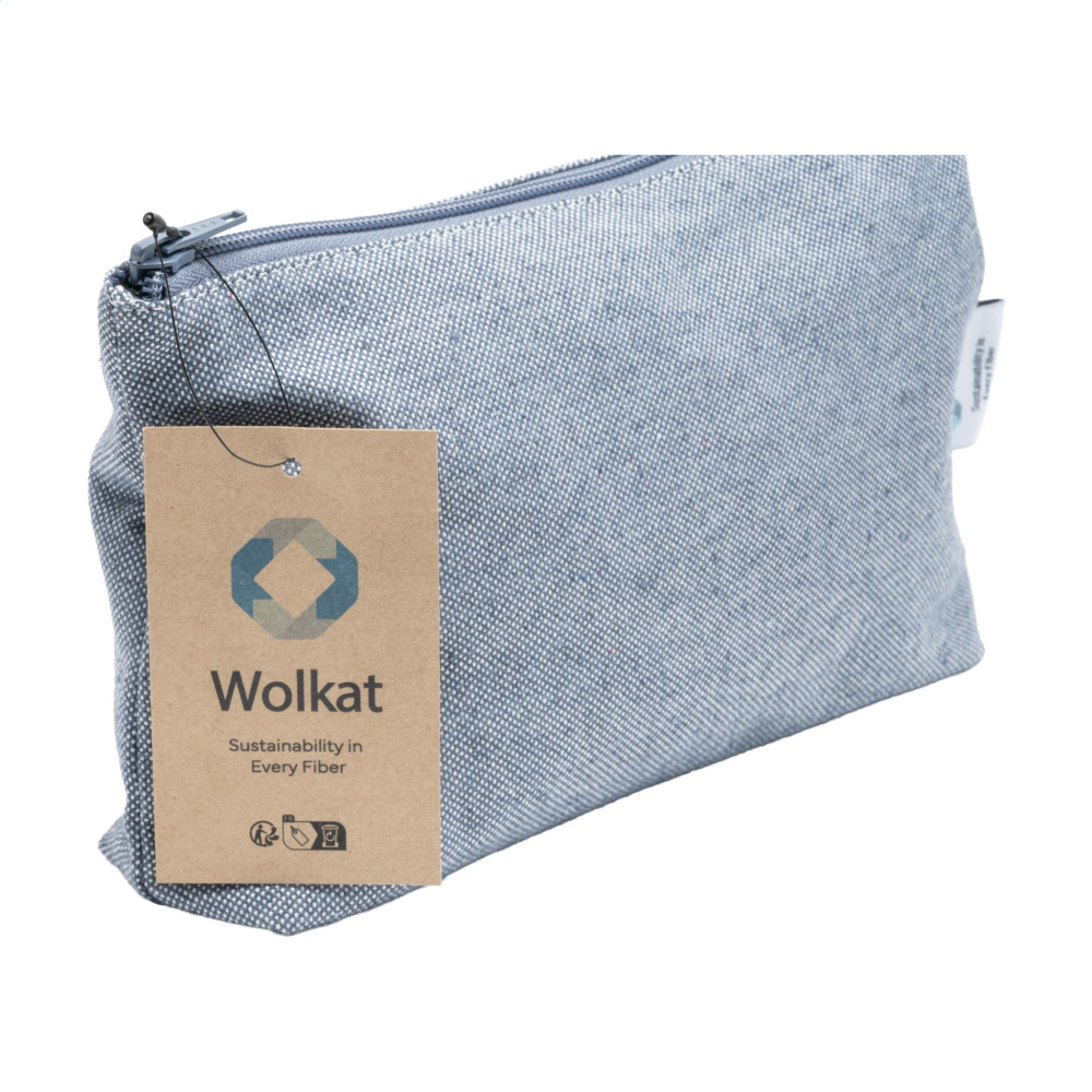Logo trade promotional items picture of: Wolkat Safi Recycled Textile Cosmetic Bag
