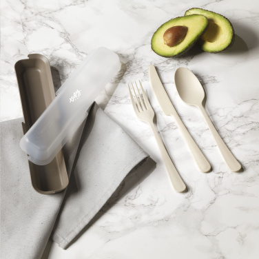 Logotrade advertising product image of: Outdoor 3-piece Cutlery Set