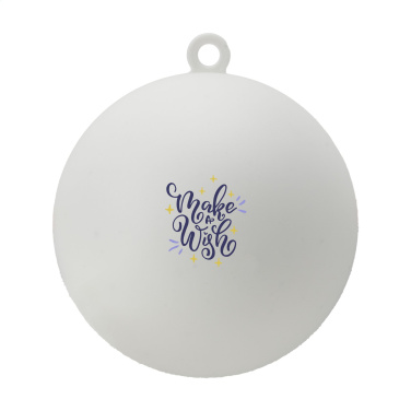 Logo trade corporate gift photo of: Christmas Bauble Ø 7 cm Recycled PP - Made in Europe