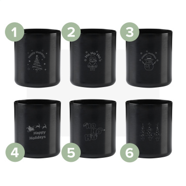 Logotrade corporate gift image of: Wooosh Scented Candle True Wood X-Mas