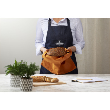 Logo trade corporate gift photo of: Apron GRS Recycled Denim (220 g/m²)