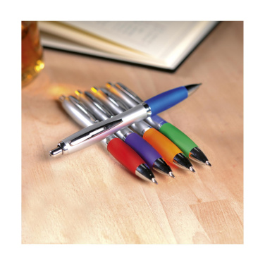 Logo trade corporate gifts picture of: Athos Silver pen