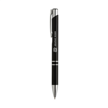 Logo trade promotional merchandise image of: Ebony Shiny pen