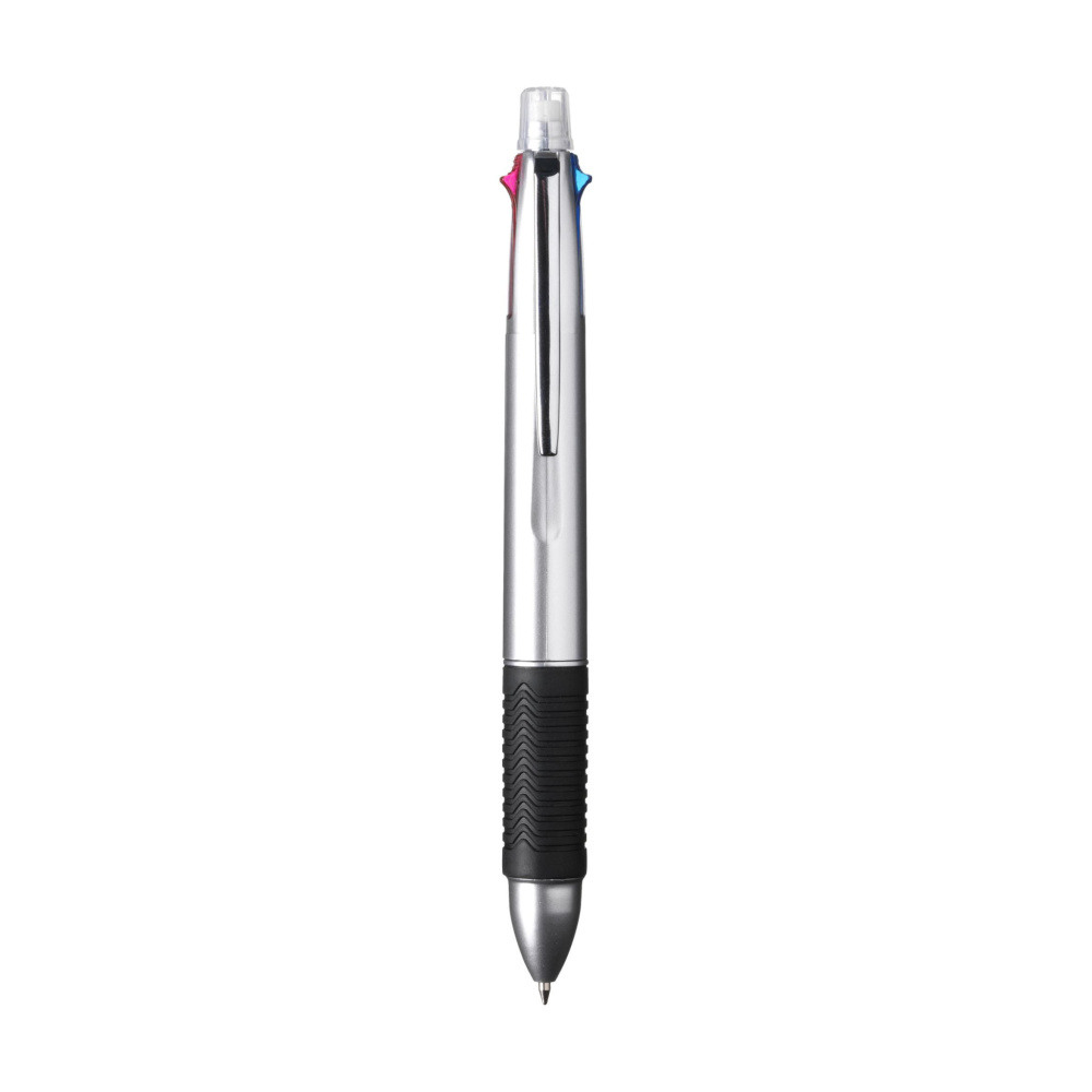 Logo trade promotional giveaways picture of: Quintet 5-in-1 pen pencil