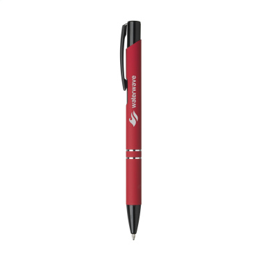 Logotrade promotional giveaway image of: Ebony Rubberised pen