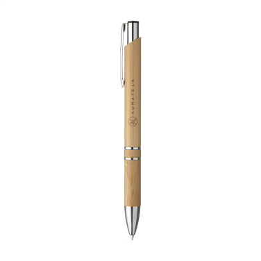 Logo trade business gift photo of: Ebony Bamboo pen