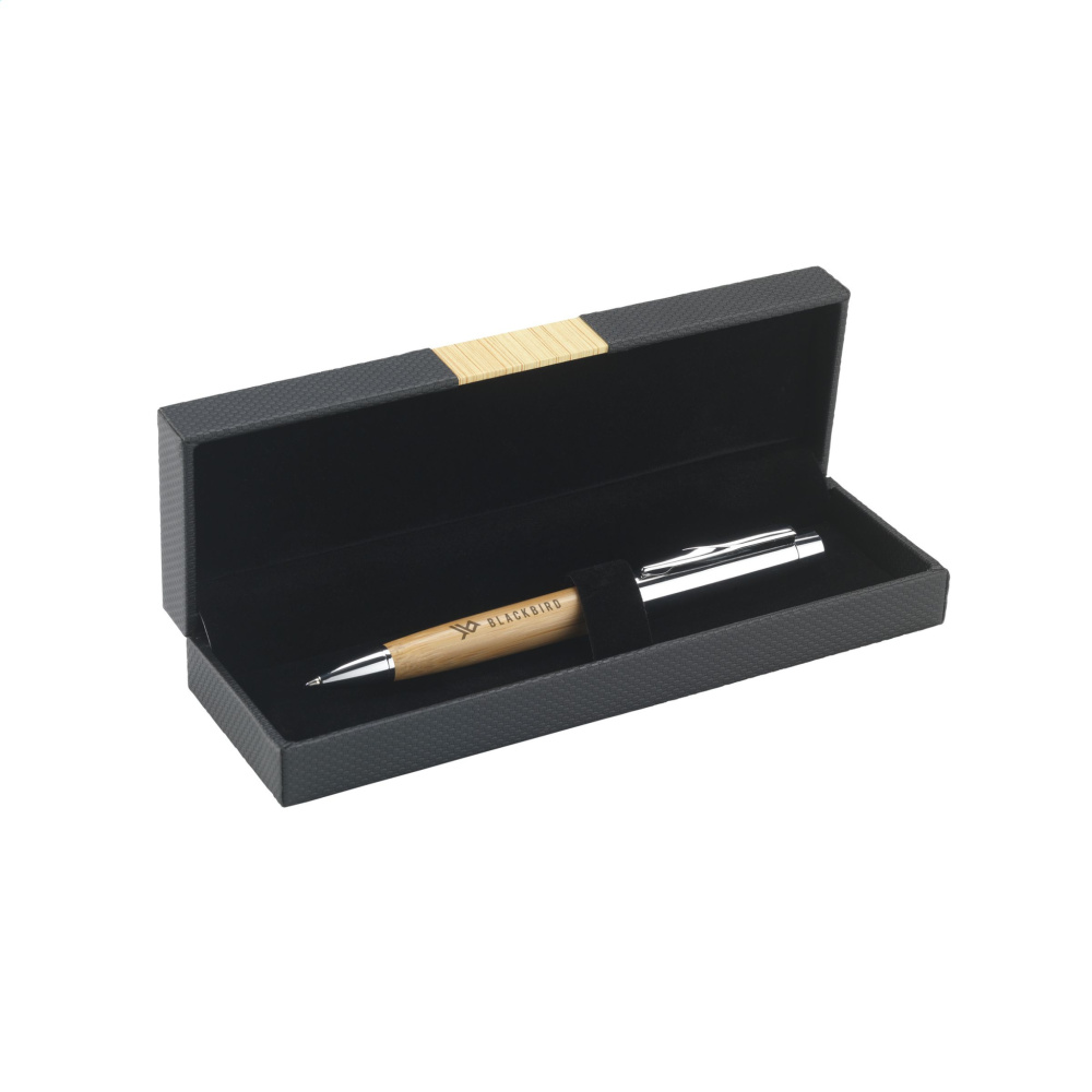 Logo trade business gift photo of: Bamboo Pen Set pens