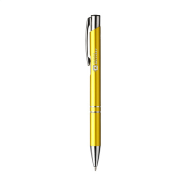 Logo trade promotional giveaways image of: Ebony Recycled Alu pens