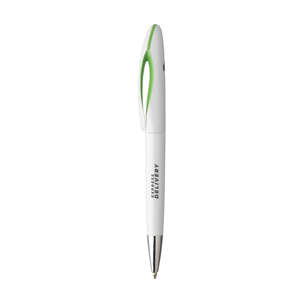 Logo trade promotional giveaways image of: Lunar GRS Recycled Pen