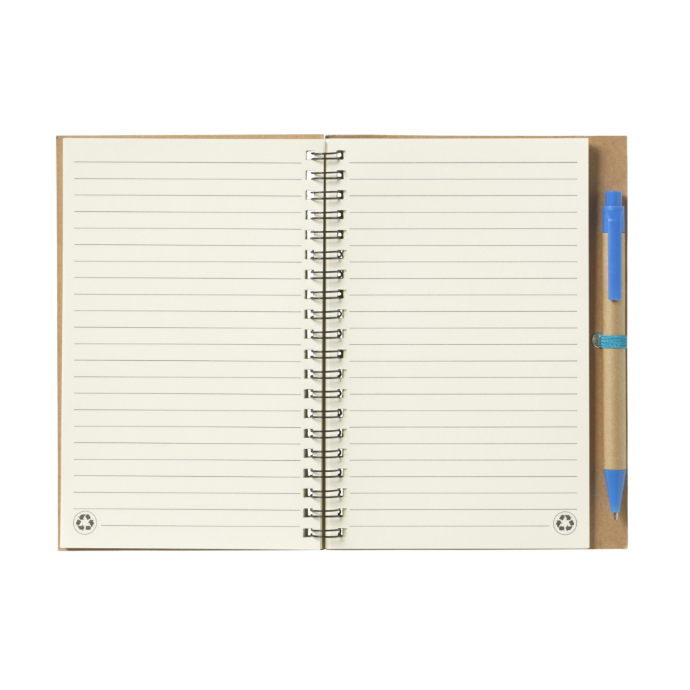 Logo trade promotional merchandise picture of: Recycle Note-L Paper notebook