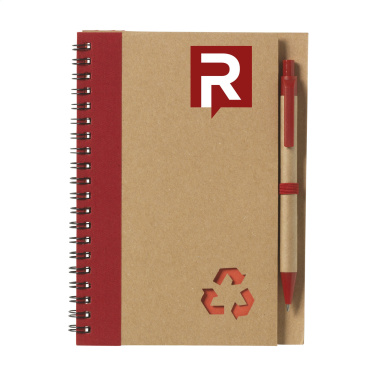 Logo trade advertising products picture of: Recycle Note-L Paper notebook