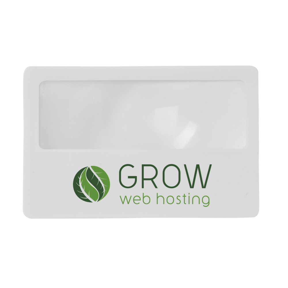Logo trade advertising products image of: Loupe Creditcard magni-glass