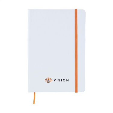 Logo trade promotional products picture of: WhiteNote A5 Paper notebook