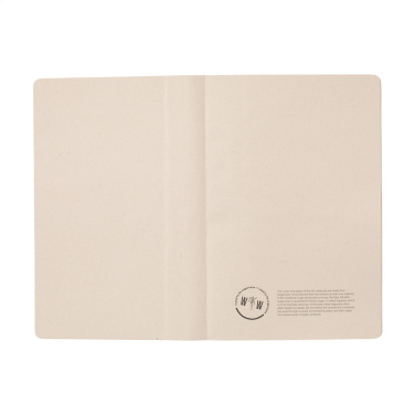 Logo trade promotional giveaways image of: Sugarcane Paper Notebook A5