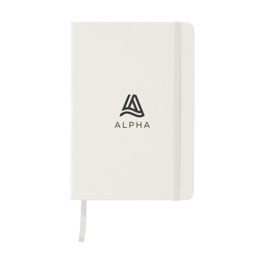 Logotrade promotional merchandise image of: BudgetNote A5 Blanc Paper notebook
