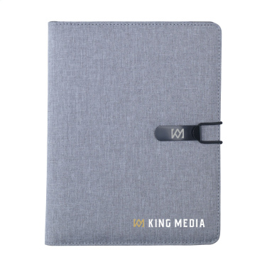 Logo trade promotional items image of: Quest Portfolio RPET A5 document folder