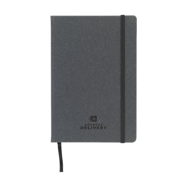 Logotrade promotional product image of: Montana Recycled Leather Paper Notebook A5