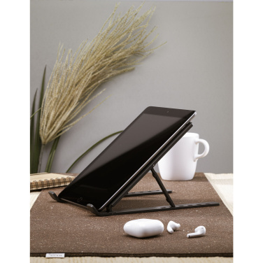 Logo trade corporate gifts picture of: Standby GRS Recycled Alu Laptop Stand