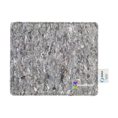 Logo trade corporate gifts image of: Wolkat Tangier Recycled Textile Mousepad