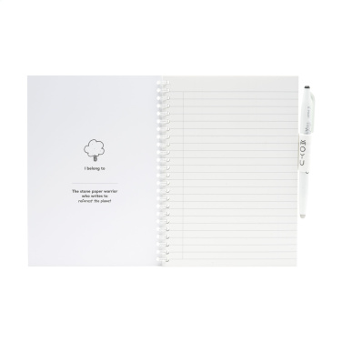 Logo trade corporate gifts picture of: MOYU Erasable Stone Paper Notebook SoftCover 18 pages