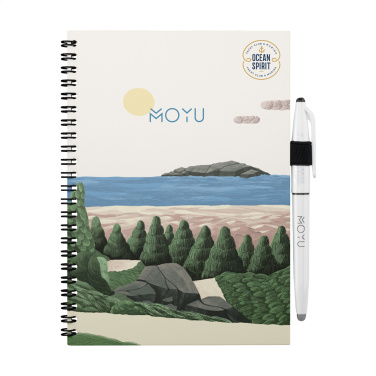 Logo trade promotional merchandise photo of: MOYU Erasable Stone Paper Notebook Custom SoftCover