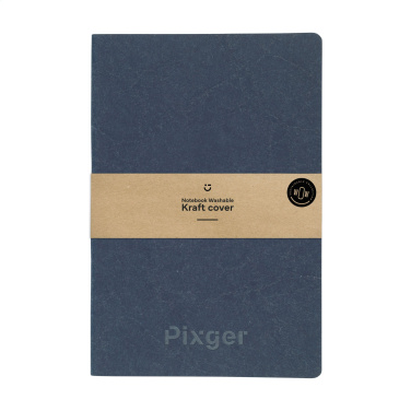 Logotrade business gifts photo of: Paper Notebook GRS Washable Kraft Cover A5