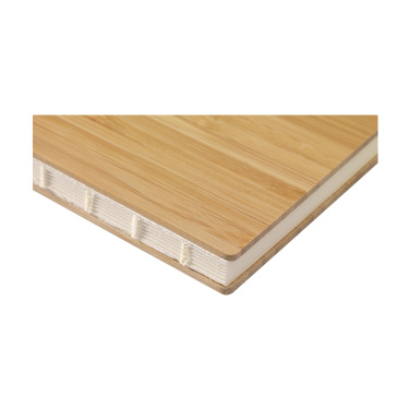 Logotrade business gift image of: Bamboo Journal Naked Spine Paper Notebook A5