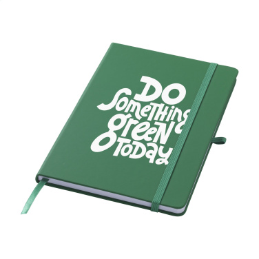 Logotrade promotional gift picture of: Recycled GRS PU Paper Notebook A5