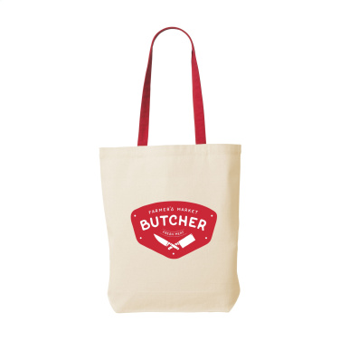 Logo trade promotional items picture of: Canvas Shoppy Colour (220 g/m²) bag