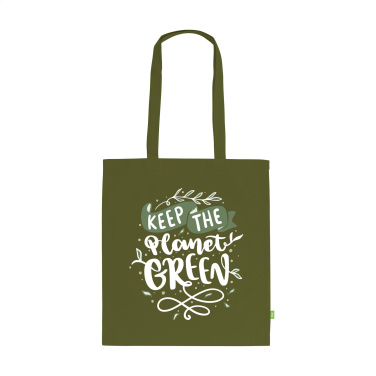 Logo trade promotional merchandise image of: Organic Cotton Shopper (140 g/m²) bag