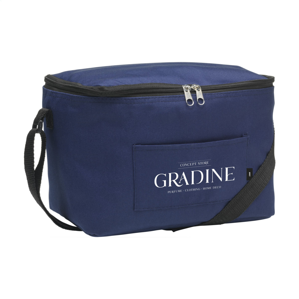 Logo trade business gifts image of: Zembla RPET cooling bag