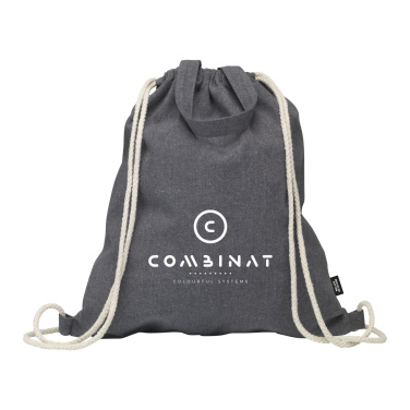 Logotrade corporate gifts photo of: GRS Recycled Cotton PromoBag Plus (180 g/m²) backpack