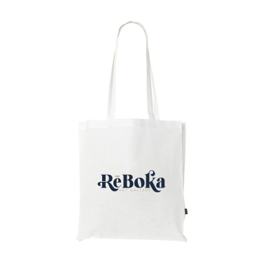 Logo trade promotional gifts image of: Colour Square Bag GRS Recycled Cotton (150 g/m²)