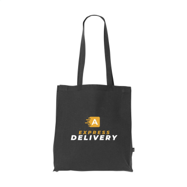 Logo trade corporate gifts image of: Colour Square Bag GRS Recycled Cotton (150 g/m²)