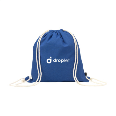 Logotrade promotional merchandise image of: PromoColour GRS Recycled Cotton Backpack (150 g/m²)
