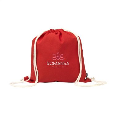 Logotrade promotional product picture of: PromoColour GRS Recycled Cotton Backpack (150 g/m²)