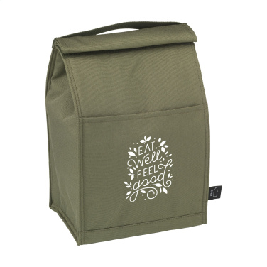 Logo trade business gifts image of: Be Cool GRS RPET Lunch Bag