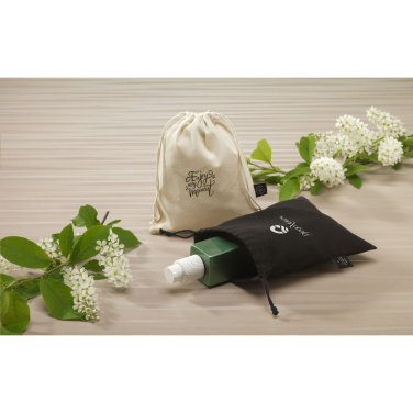 Logo trade promotional products picture of: Gift Pouch GRS Recycled Cotton (150 g/m²) S