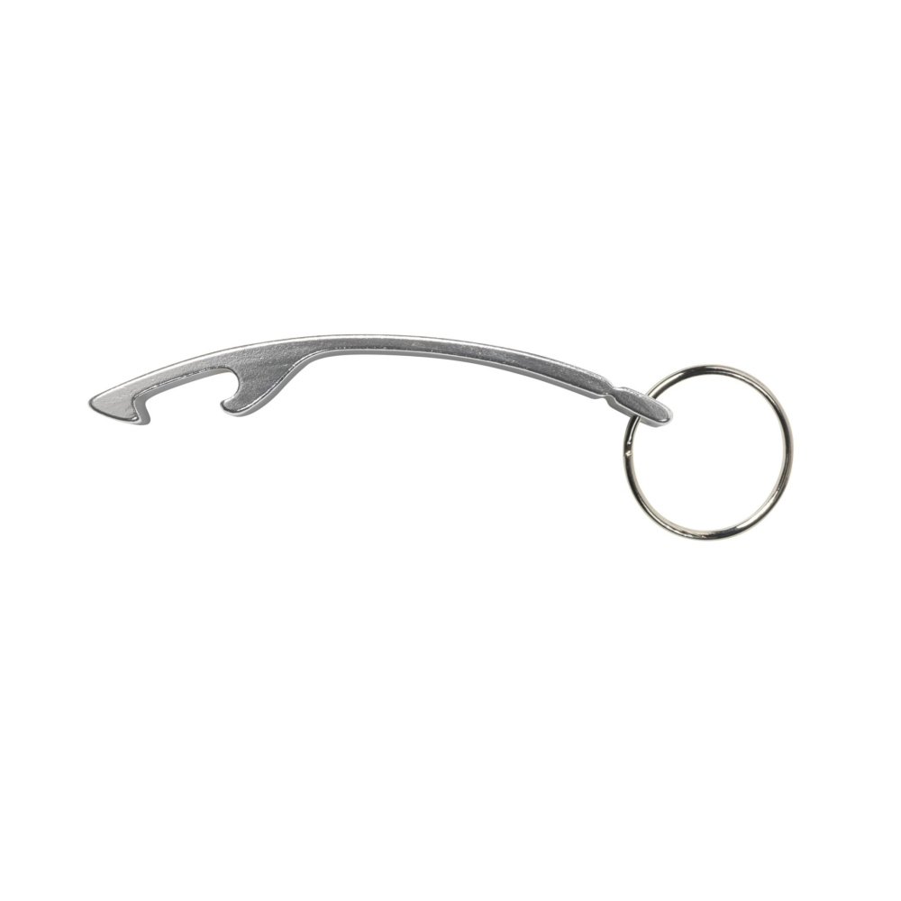 Logo trade promotional merchandise picture of: Alu Opener keyring