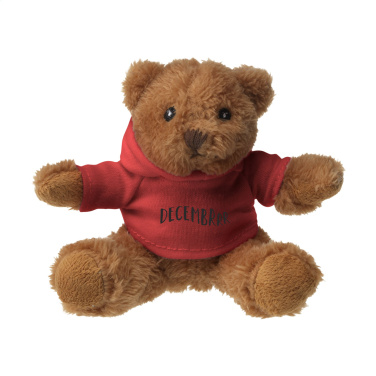 Logo trade promotional product photo of: HoodedBear bear cuddle toy
