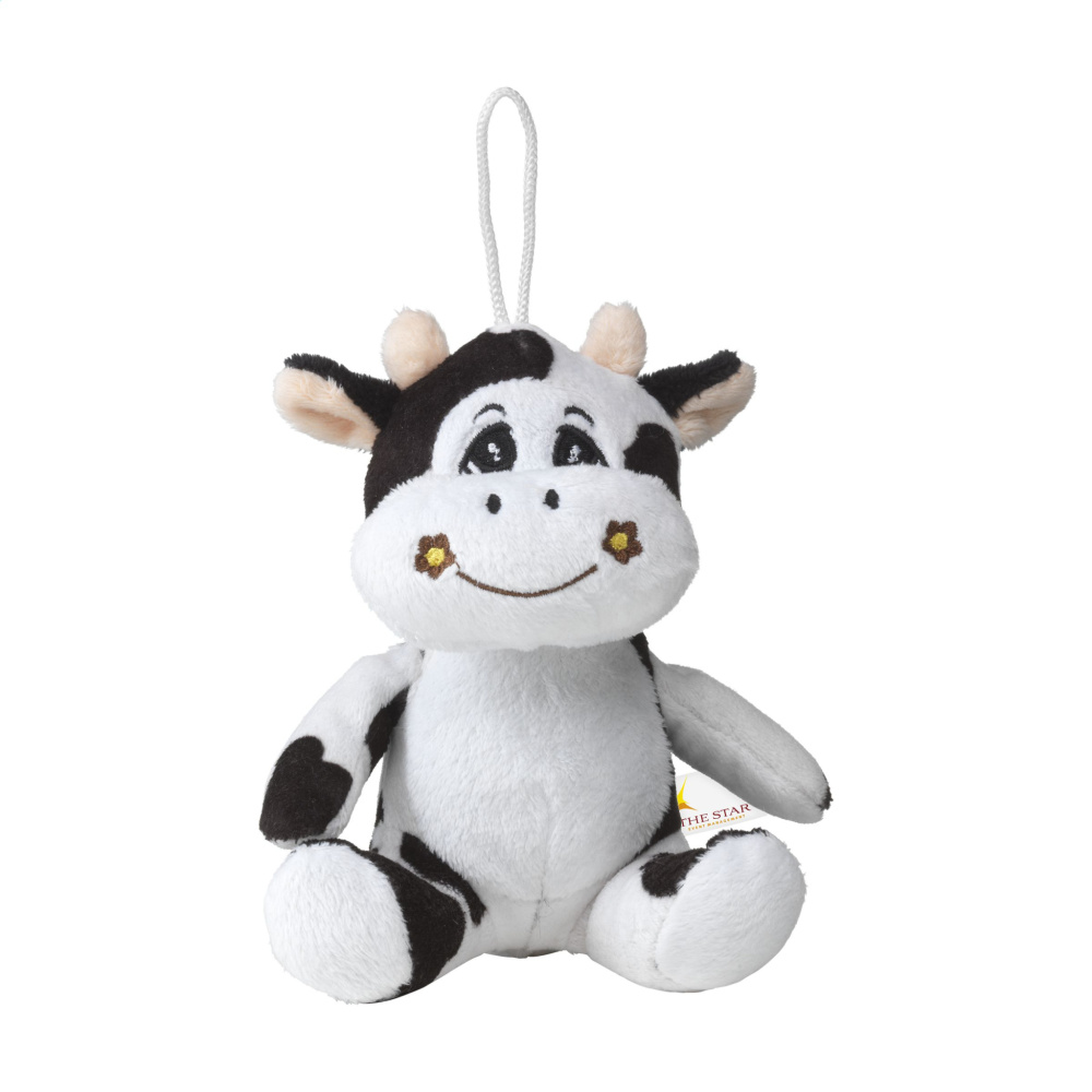 Logo trade promotional gift photo of: Animal Friend Cow cuddle toy
