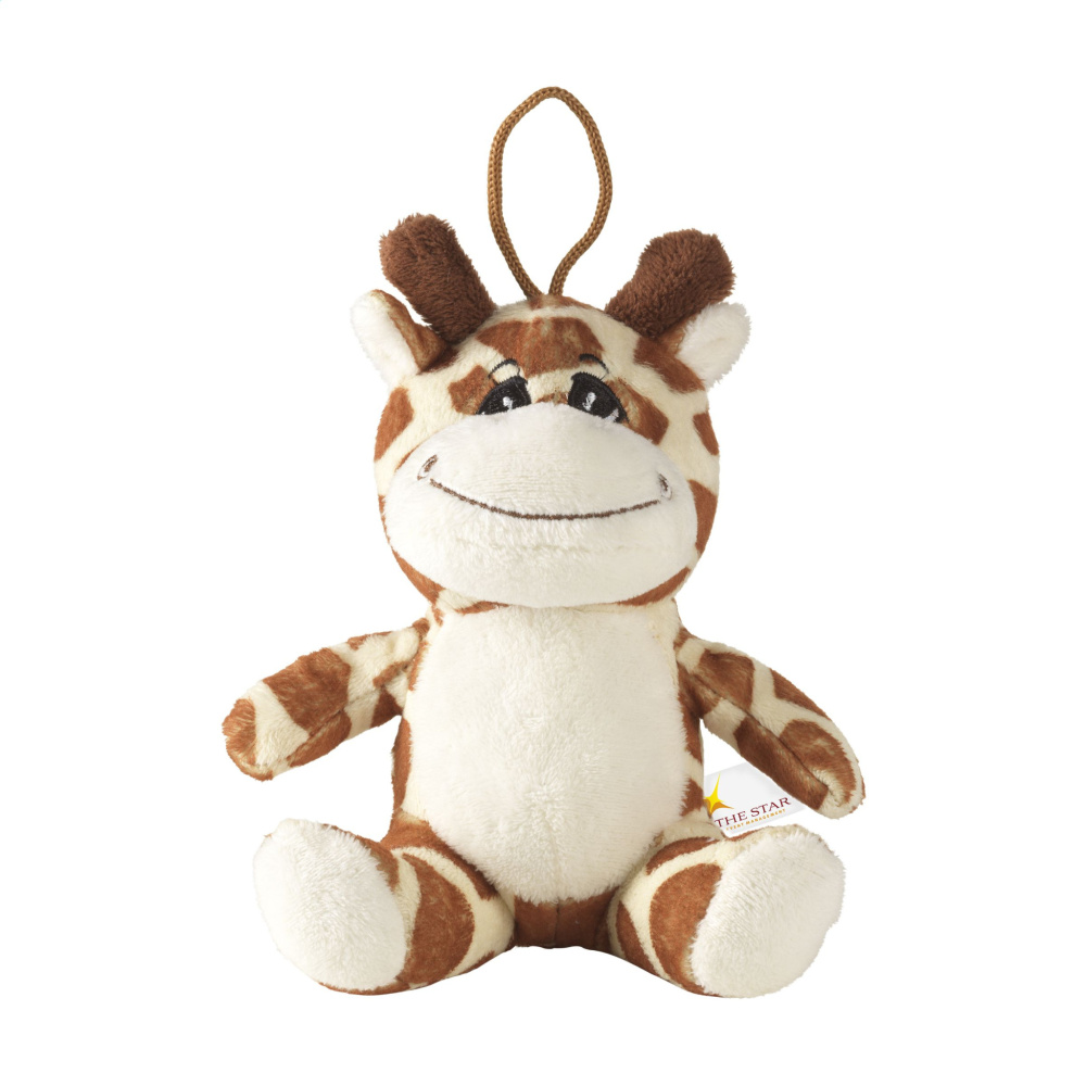 Logo trade promotional giveaways picture of: Animal Friend Giraffe cuddle toy