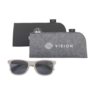 Logotrade promotional items photo of: Feltro GRS RPET Pouch for glasses