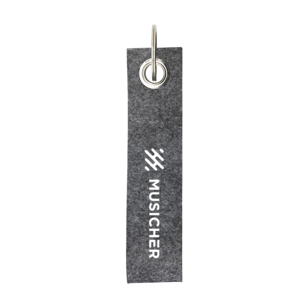 Logo trade promotional merchandise photo of: GRS RPET Felt Keyring