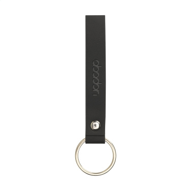 Logo trade promotional item photo of: Vegan Pineapple Leather Keyring