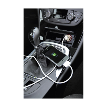 Logo trade promotional gifts picture of: USB CarCharger plug