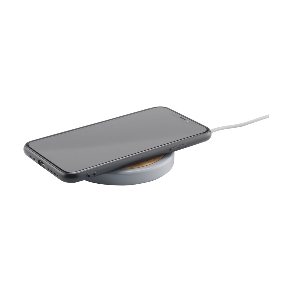 Logo trade promotional items picture of: Lidos Stone ECO 10W Wireless Charger