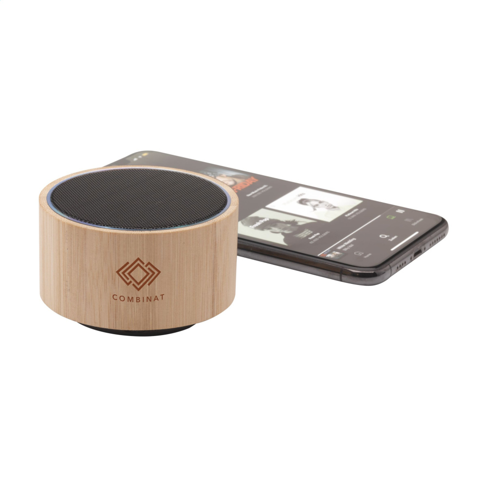 Logotrade corporate gifts photo of: Wave Bamboo Wireless Speaker