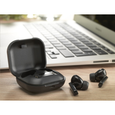 Logotrade promotional item picture of: Aron TWS Wireless Earbuds in Charging Case