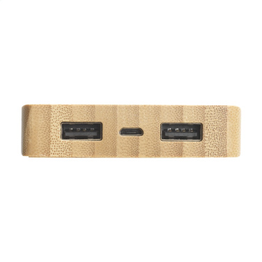 Logo trade advertising products picture of: Solar Powerbank 8000+ Wireless Charger